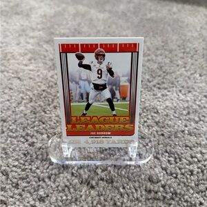 Panini Score 2025 - League Leaders Joe Burrow Football Card 🔥